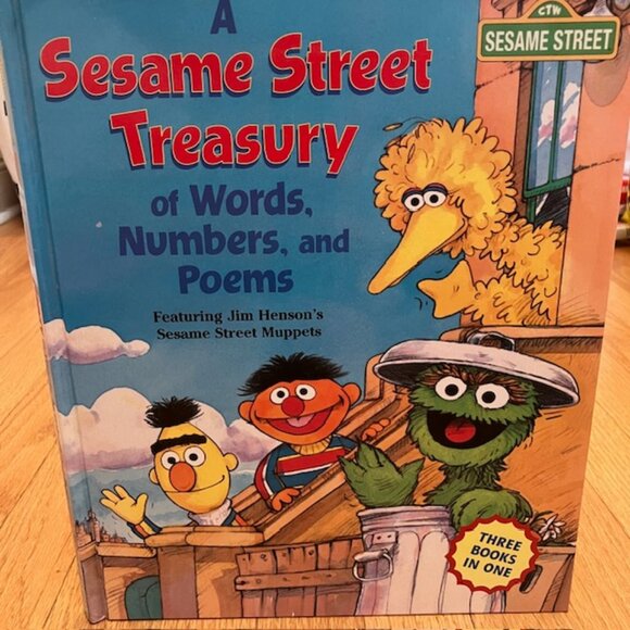Sesame Street Treasury of Words, Numbers, and Poems hardcover book - Picture 4 of 4